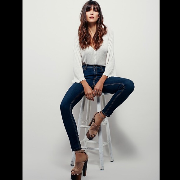Free People Denim - Free People high waist denim