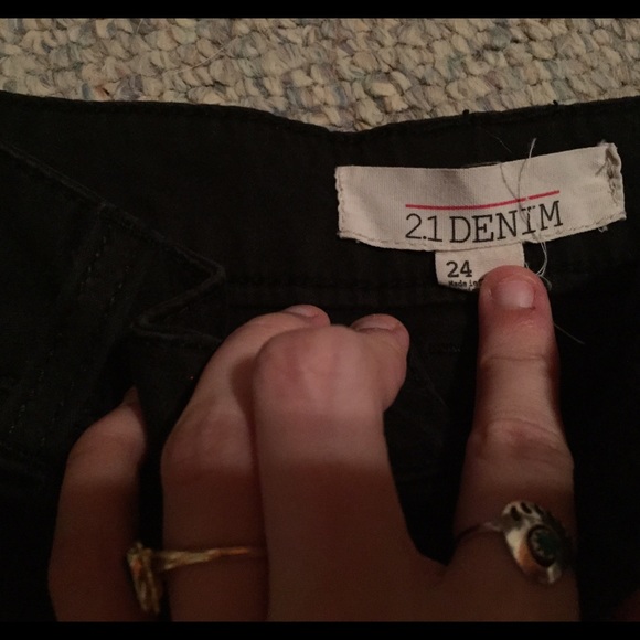 F21 Black High waisted shorts Size 24