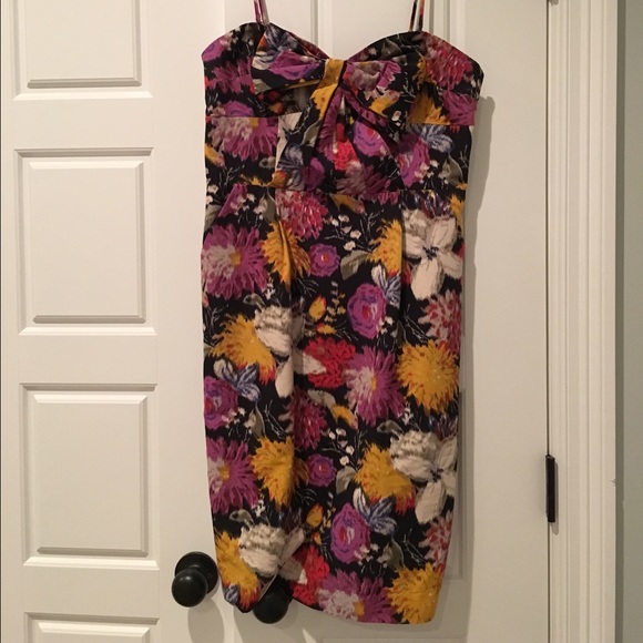 Strapless Anthropologie dress