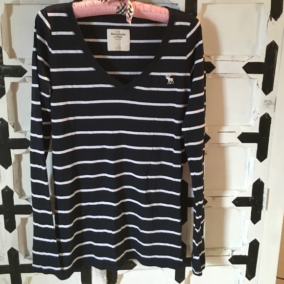 Abercrombie long sleeve striped shirt.