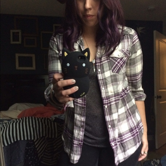 Mossimo Supply Co snap closure flannel