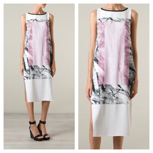 Helmut Lang Dresses & Skirts - SOLD HELMUT LANG Abstract Silk Dress