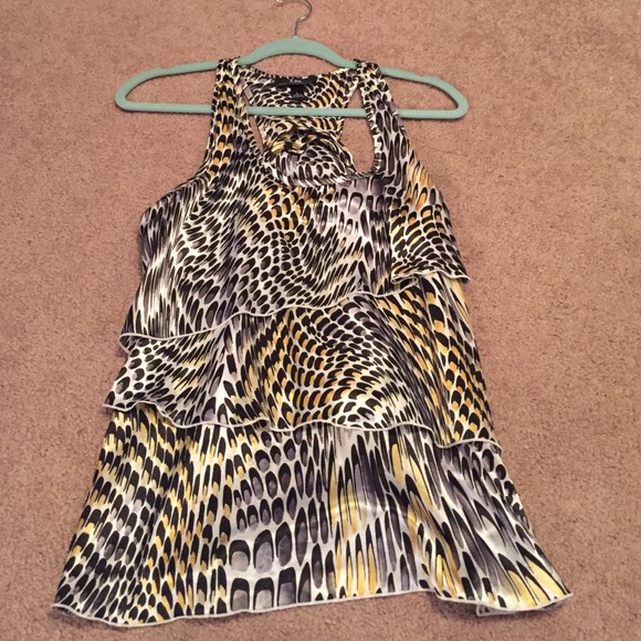 Printed Tiered Blouse - Picture 1 of 1