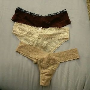 Victoria Secret pink panty bundle