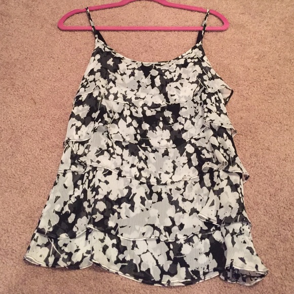 Printed Tiered Top
