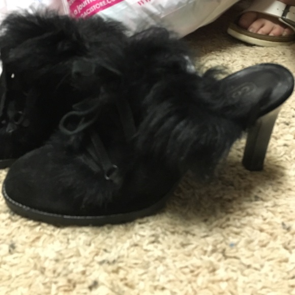 Coach slip on heels