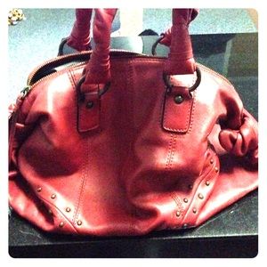 Jessica Simpson Red Leather shoulder bag