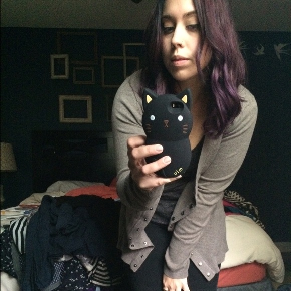 Axcess long snap closure cardigan