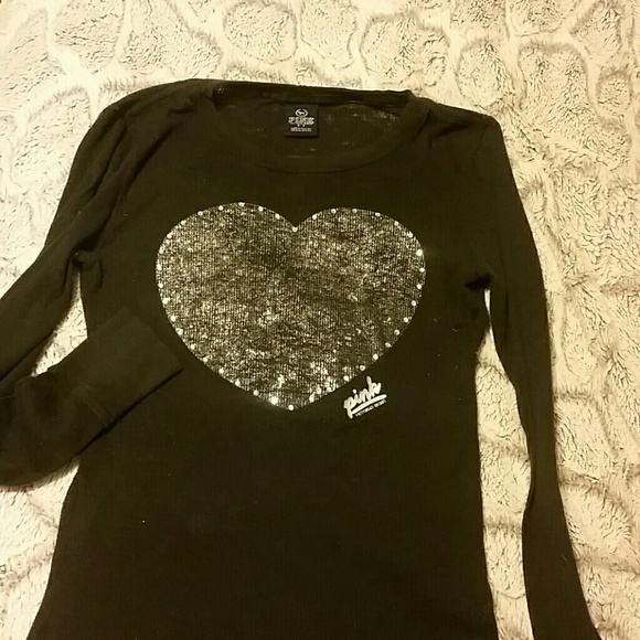 Victorias secret black longsleeved shirt