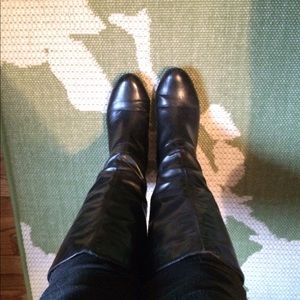 Mossimo Supply Co. buckle back heeled boots