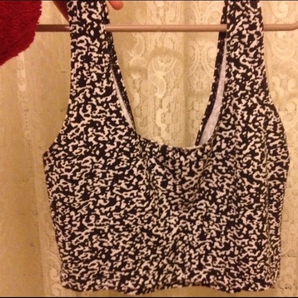 American apparel cotton spandex crop tank