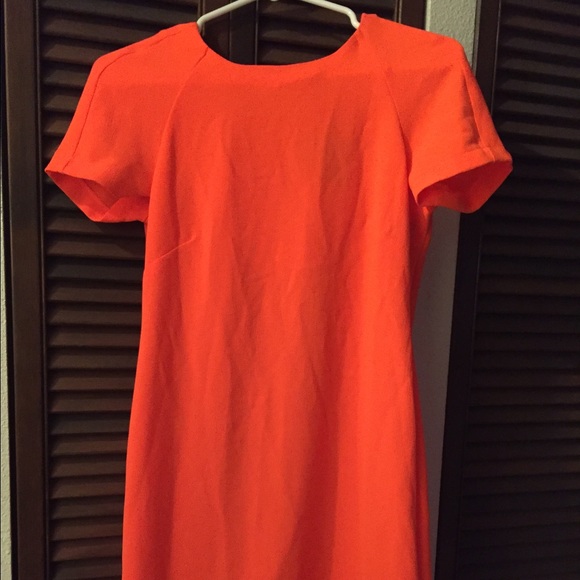 Topshop Dresses & Skirts - Brand new TOPSHOP neon orange dress.