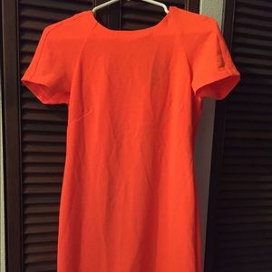 Brand new TOPSHOP neon orange dress.