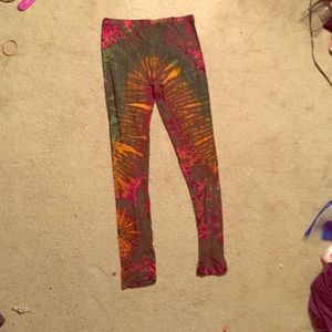 Tye dye leggings