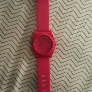 Pink Nixon Time Teller Watch