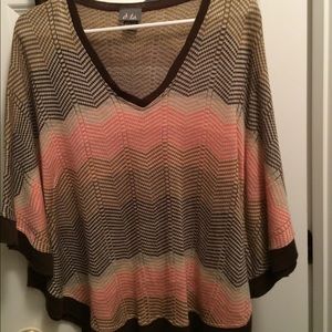 Multicolor knit shall; great fall colors 🍂