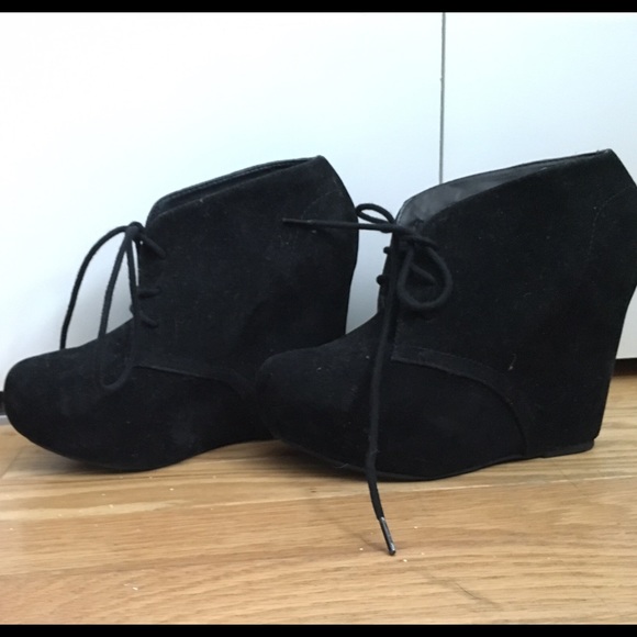 Black Suede booties