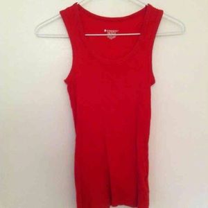 Red tank top