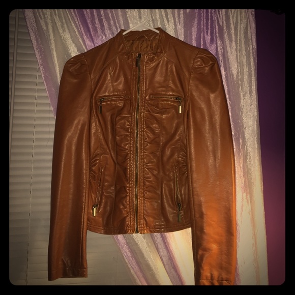 Faux Leather Jacket