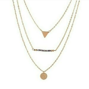 3 layer bead Necklace