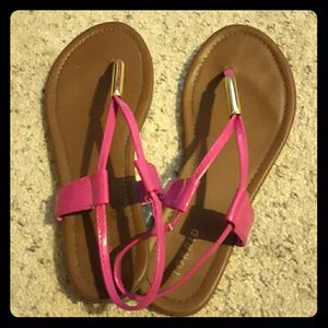 Pink sandals