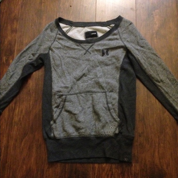 Two tone grey long sweater