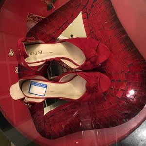 Sexy suede platform high heels