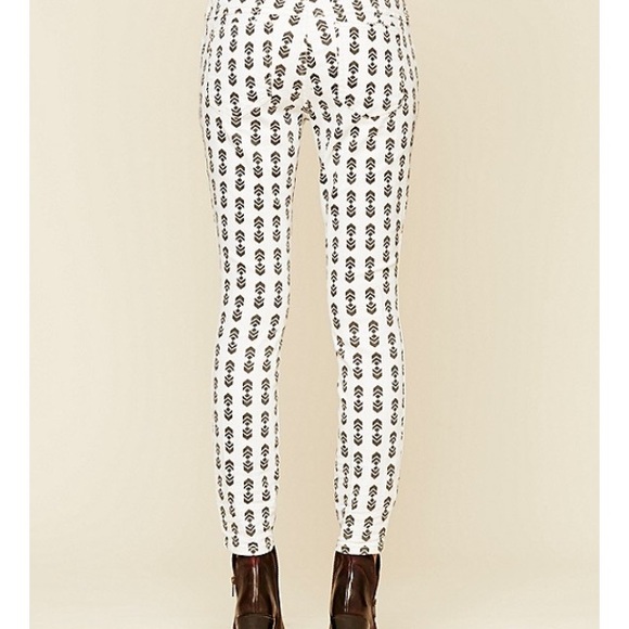 Free People printed skinny jeans - Picture 3 of 3