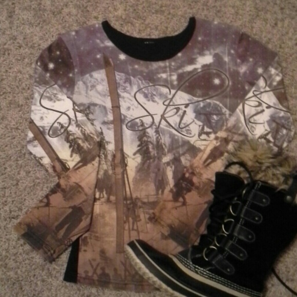 Vintage ski shirt