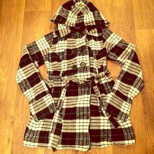 Plaid Button Up Jacket