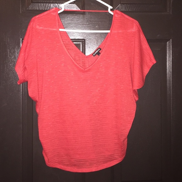 Express Coral shirt Sz. XS