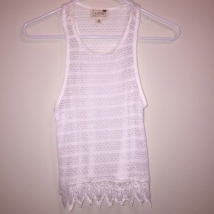 White tank top from Pacsun