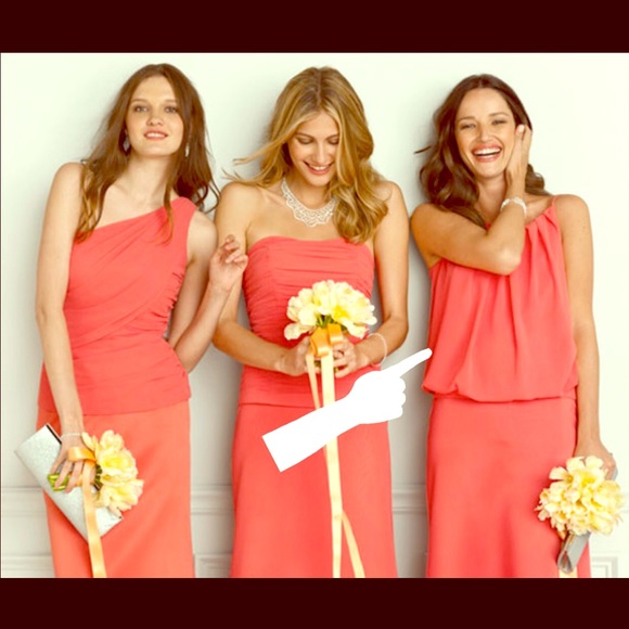 David's Bridal 2 piece Bridesmaid dress NWT