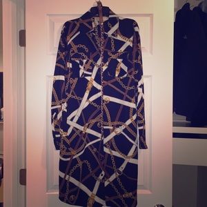 Michael Kors Navy Shirt Dress