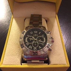 Silver Invicta Watch