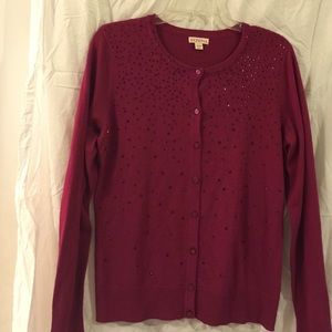 Beautiful jeweled sweater. nwot