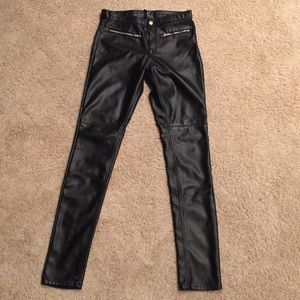H&M leather pant