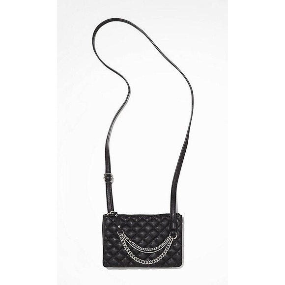 EXPRESS Quilted Chain Cross Body Bag