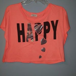 Happy Crop Top