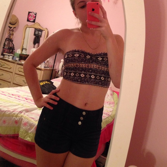 Tribal crop top