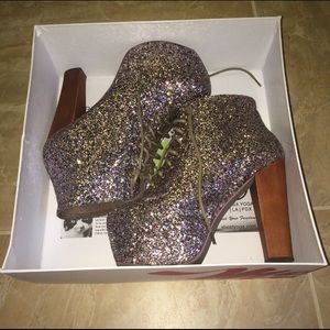 Jeffrey Campbell Multi Glitter Lita