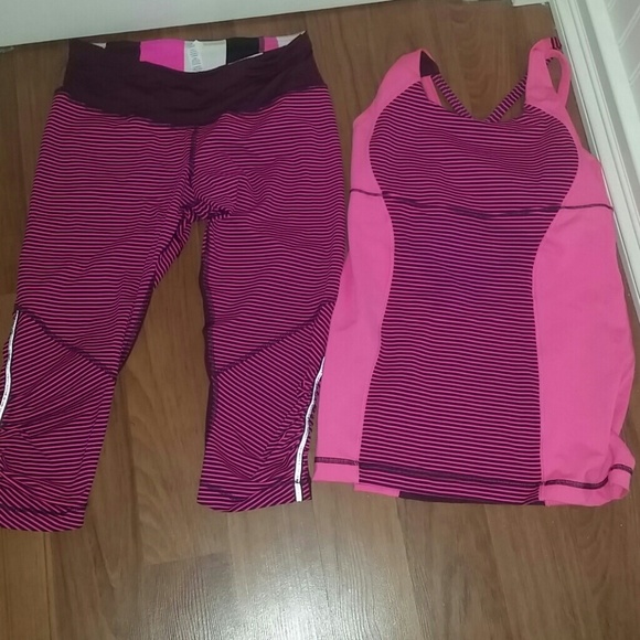 Lululemon pants and top size 6