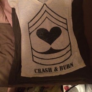 Crash and burn shirt from buckle