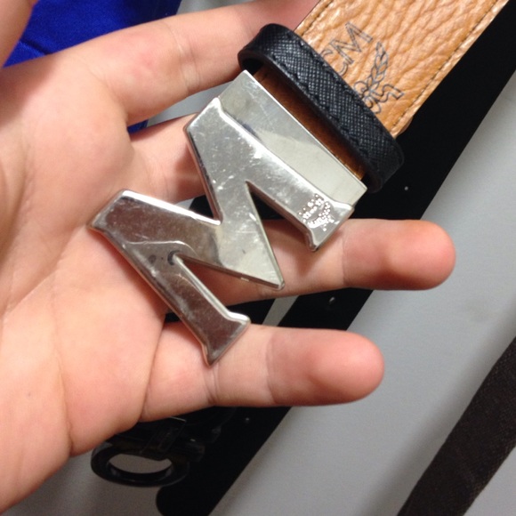 MCM designer belt