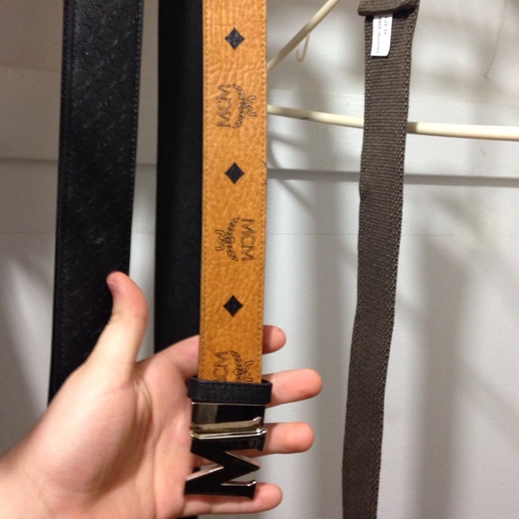 MCM designer belt