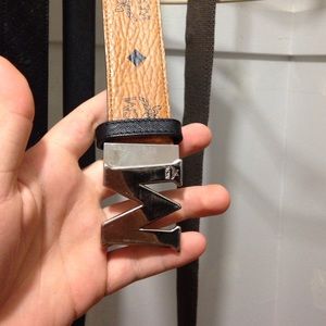 MCM designer belt
