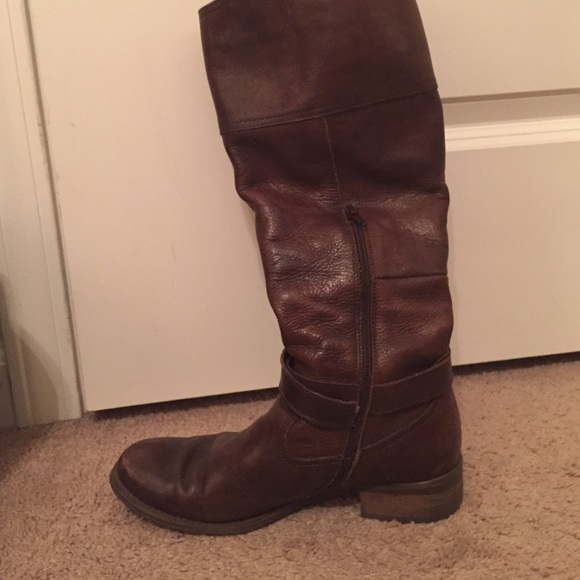 Aldo brown riding boots