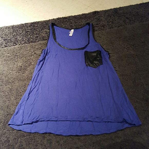 Xhilaration racer back t-shirt material tank. - Picture 1 of 2