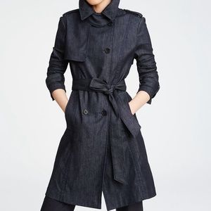 Ann Taylor Denim Trench