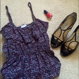 Leopard Smock Dress